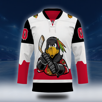 LIMITED EDITION - NEW CUSTOMIZED NHL08 CBH CHICAGO BLACKHAWKS UNISEX HOCKEY JERSEY