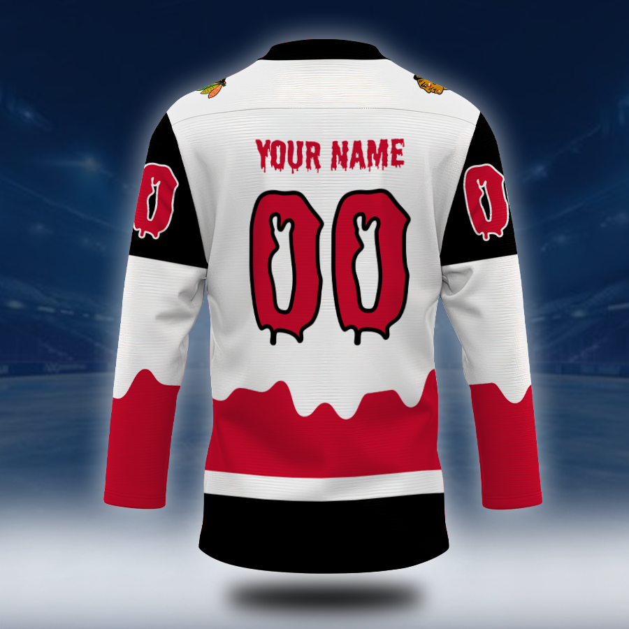 LIMITED EDITION - NEW CUSTOMIZED NHL08 CBH CHICAGO BLACKHAWKS UNISEX HOCKEY JERSEY