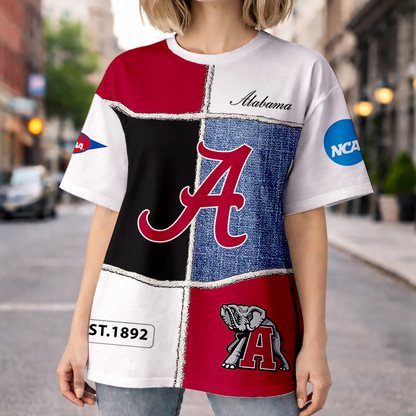 VIRAL EDITION - NEW CUSTOMIZED NCAA FBS08 ABC AB CRIMSON TIDE HOODIE, T-SHIRTS, ZIP HOODIE, SWEATSHIRTS & POLO SHIRT