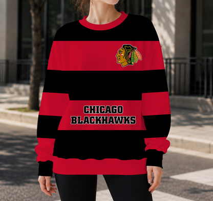 SPECIAL EDITION - NEW CUSTOMIZED NHL08 CBH CHICAGO BLACKHAWKS UNISEX SWEATSHIRT
