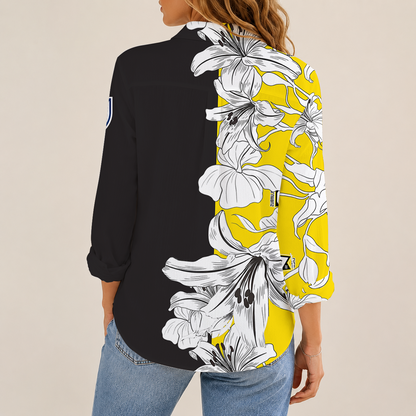 [FAN EXCLUSIVE] NEW CUSTOMIZED MLS08 CLC COLUMBUS CREW WOMEN CASUAL SHIRT