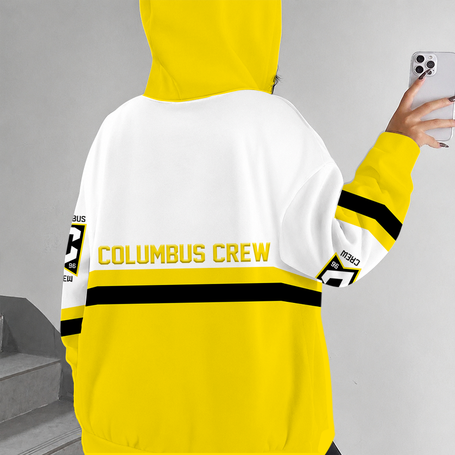 [FAN EXCLUSIVE] NEW CUSTOMIZED MLS08 CLC COLUMBUS CREW ZIP HOODIE
