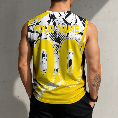 POPULAR NOW - NEW CUSTOMIZED MLS08 CLC COLUMBUS CREW TANK TOP & GYM SHIRT