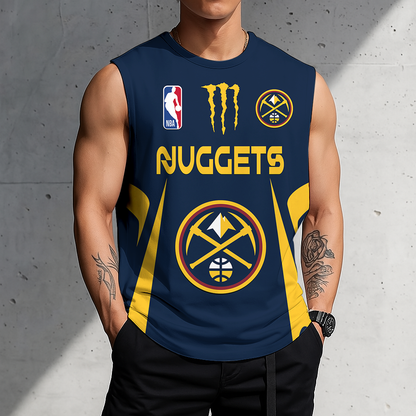LIMITED EDITION - NEW CUSTOMIZED NBA08 DNU DENVER NUGGETS MEN'S GYM SHIRT