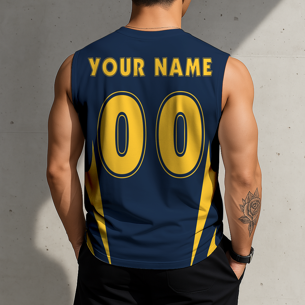 LIMITED EDITION - NEW CUSTOMIZED NBA08 DNU DENVER NUGGETS MEN'S GYM SHIRT