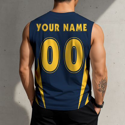LIMITED EDITION - NEW CUSTOMIZED NBA08 DNU DENVER NUGGETS MEN'S GYM SHIRT