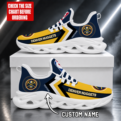 FINAL SALE - NEW CUSTOMIZED NBA08 DNU DENVER NUGGETS MAX SOUL SHOES