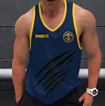ELITE EDITION - NEW CUSTOMIZED NBA08 DNU DENVER NUGGETS UNISEX TANK TOP