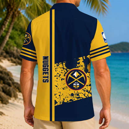 LIMITED EDITION - NEW CUSTOMIZED NBA08 DNU DENVER NUGGETS UNISEX HAWAIIAN SHIRT