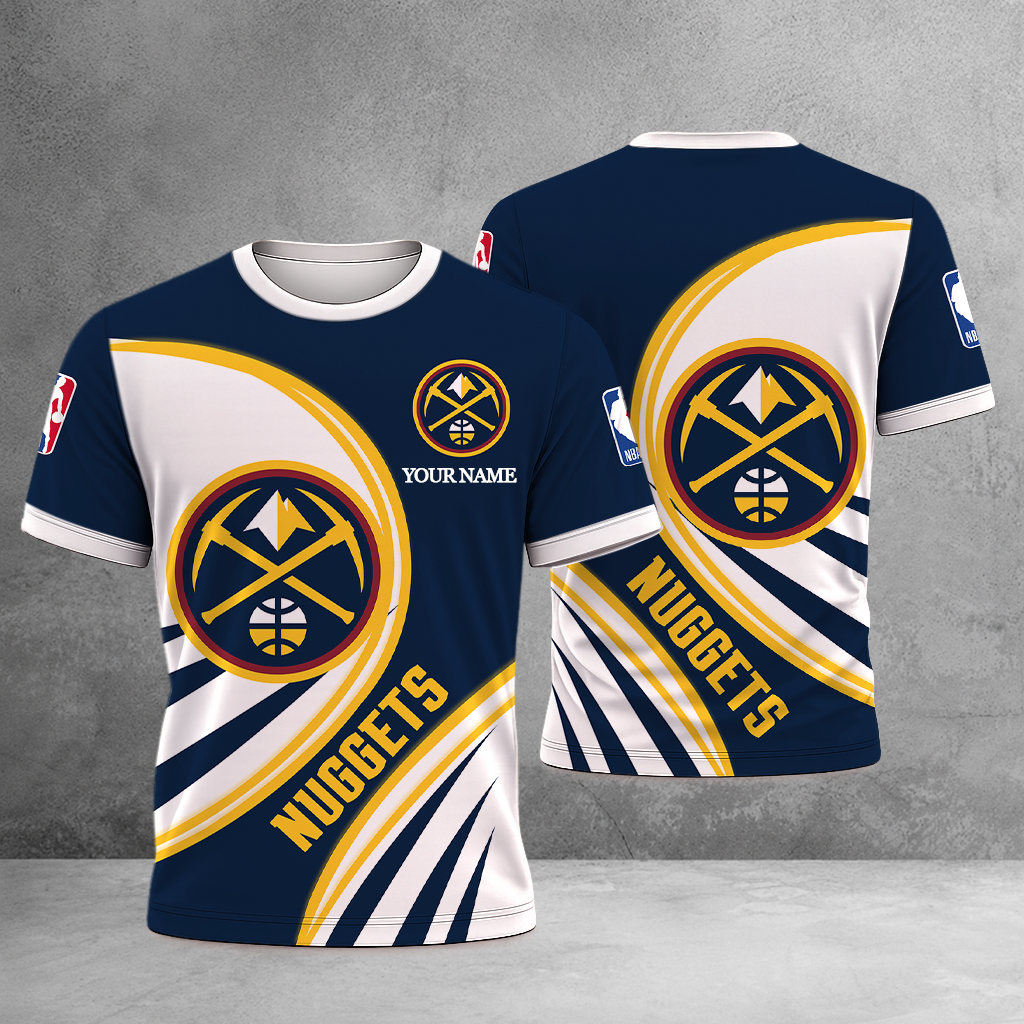 LIMITED EDITION - NEW CUSTOMIZED NBA08 DNU DENVER NUGGETS T-SHIRT, POLO SHIRT, ZIP POLO SHIRT, SWEATSHIRT, HOODIE & ZIP HOODIE