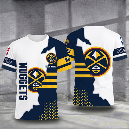 LIMITED EDITION - NEW CUSTOMIZED NBA08 DNU DENVER NUGGETS T-SHIRT, POLO SHIRT, ZIP POLO SHIRT, SWEATSHIRT, HOODIE & ZIP HOODIE