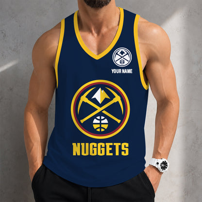 LIMITED EDITION - NEW CUSTOMIZED NBA08 DNU DENVER NUGGETS UNISEX TANK TOP