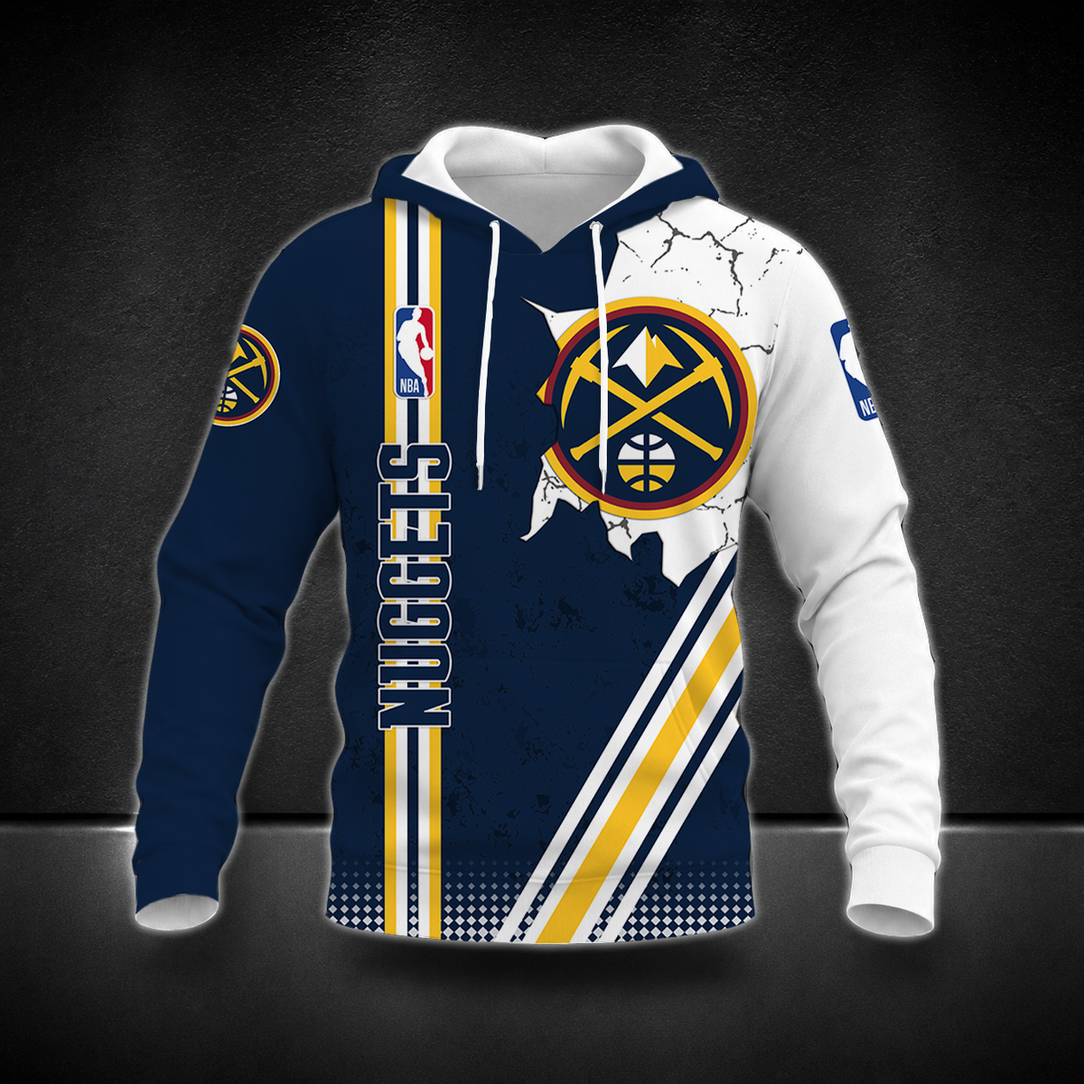 LIMITED EDITION - NEW CUSTOMIZED NBA08 DNU DENVER NUGGETS T-SHIRT, POLO SHIRT, ZIP POLO SHIRT, SWEATSHIRT, HOODIE & ZIP HOODIE