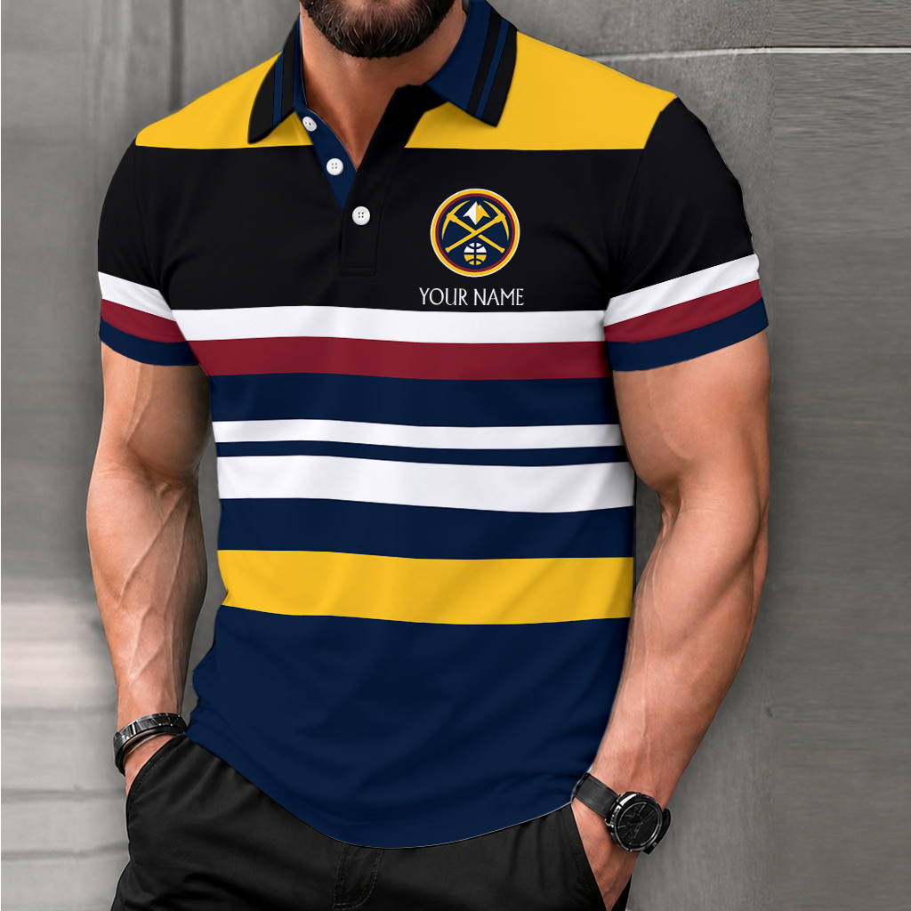 LIMITED EDITION - NEW CUSTOMIZED NBA08 DNU DENVER NUGGETS T-SHIRT, POLO SHIRT, ZIP POLO SHIRT, SWEATSHIRT, HOODIE & ZIP HOODIE