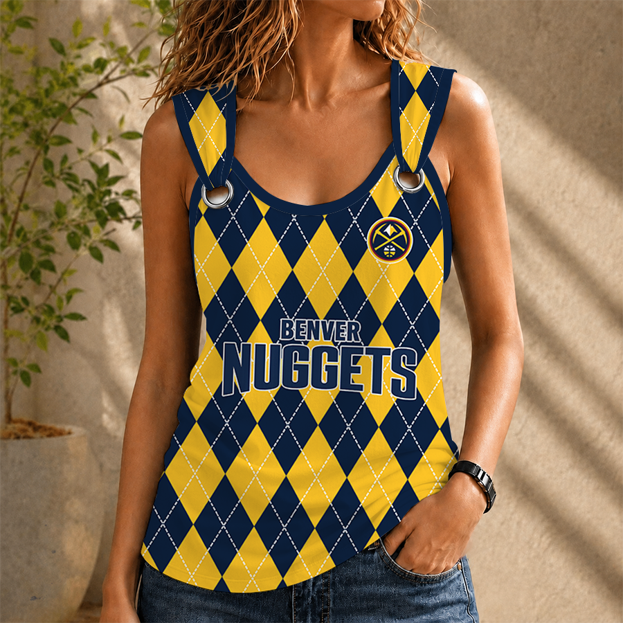 [HOT DEAL] NEW CUSTOMIZED NBA08 DNU DENVER NUGGETS O-RING SHOULDER TANK TOP