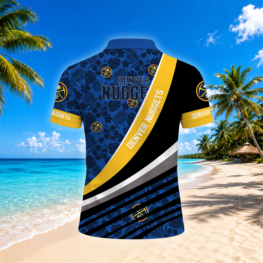 [HOT DEAL] NEW CUSTOMIZED NBA08 DNU DENVER NUGGETS POLO SHIRT