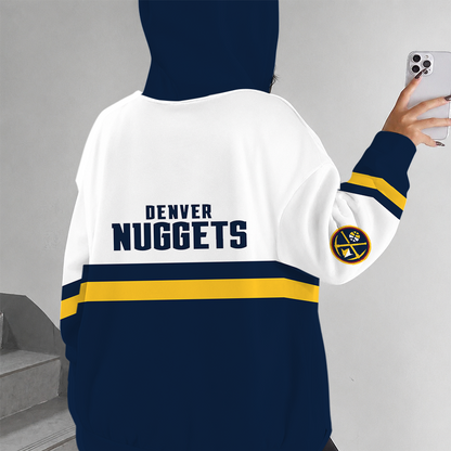 [HOT DEAL] NEW CUSTOMIZED NBA08 DNU DENVER NUGGETS ZIP HOODIE