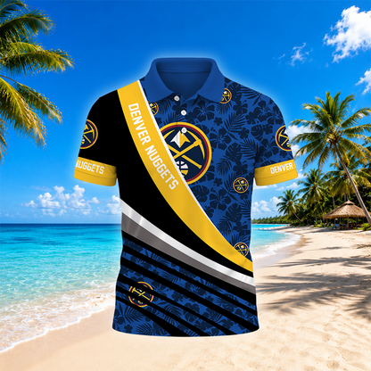 [HOT DEAL] NEW CUSTOMIZED NBA08 DNU DENVER NUGGETS POLO SHIRT