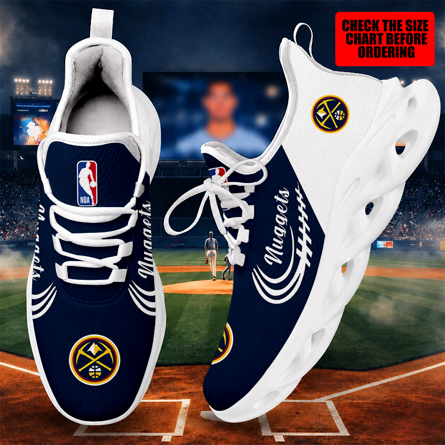 [HOT DEAL] NEW CUSTOMIZED NBA08 DNU DENVER NUGGETS MAX SOUL SHOES