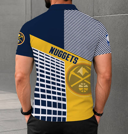 LIMITED EDITION - NEW CUSTOMIZED NBA08 DNU DENVER NUGGETS POLO SHIRT