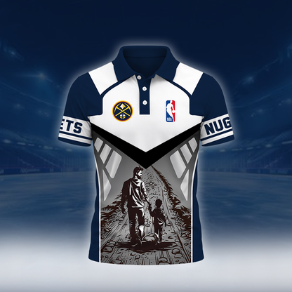 LIMITED EDITION - NEW CUSTOMIZED NBA08 DNU DENVER NUGGETS POLO SHIRT
