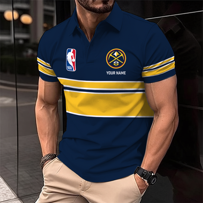 [HOT DEAL] NEW CUSTOMIZED NBA08 DNU DENVER NUGGETS POLO SHIRT