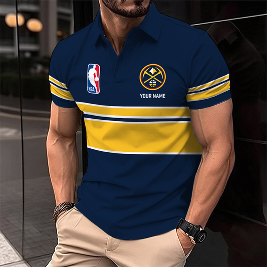 [HOT DEAL] NEW CUSTOMIZED NBA08 DNU DENVER NUGGETS POLO SHIRT