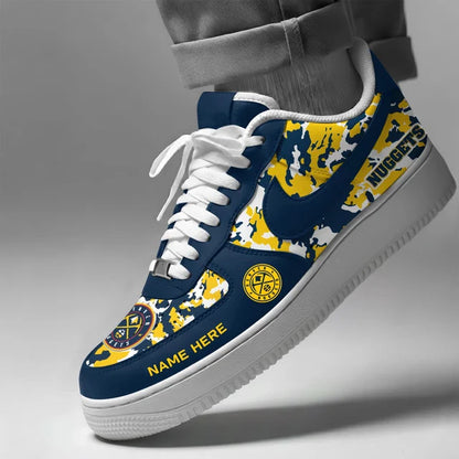 [HOT DEAL] NEW CUSTOMIZED NBA08 DNU DENVER NUGGETS AF1 SHOES