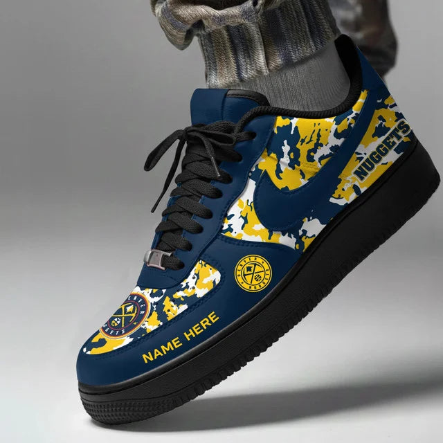 [HOT DEAL] NEW CUSTOMIZED NBA08 DNU DENVER NUGGETS AF1 SHOES
