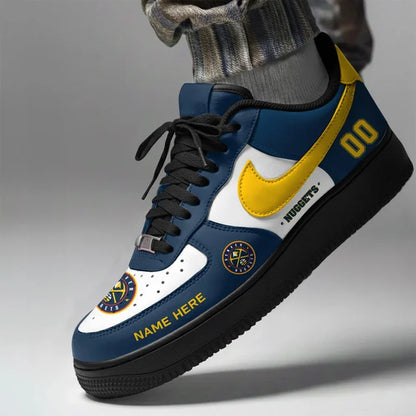 [HOT DEAL] NEW CUSTOMIZED NBA08 DNU DENVER NUGGETS AF1 SHOES
