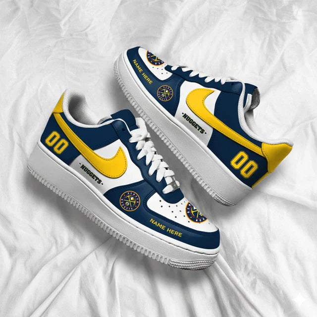 [HOT DEAL] NEW CUSTOMIZED NBA08 DNU DENVER NUGGETS AF1 SHOES