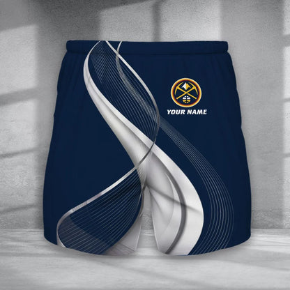 LIMITED EDITION - NEW CUSTOMIZED NBA08 DNU DENVER NUGGETS SHORT PANTS