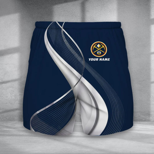 LIMITED EDITION - NEW CUSTOMIZED NBA08 DNU DENVER NUGGETS SHORT PANTS