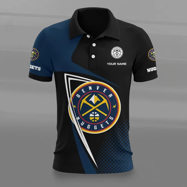 [HOT DEAL] NEW CUSTOMIZED NBA08 DNU DENVER NUGGETS POLO SHIRT