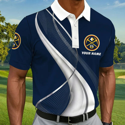 LIMITED EDITION - NEW CUSTOMIZED NBA08 DNU DENVER NUGGETS POLO SHIRT, ZIP POLO SHIRT & T-SHIRTS