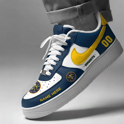 [HOT DEAL] NEW CUSTOMIZED NBA08 DNU DENVER NUGGETS AF1 SHOES