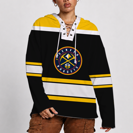 [HOT DEAL] NEW CUSTOMIZED NBA08 DNU DENVER NUGGETS LACER HOODIE