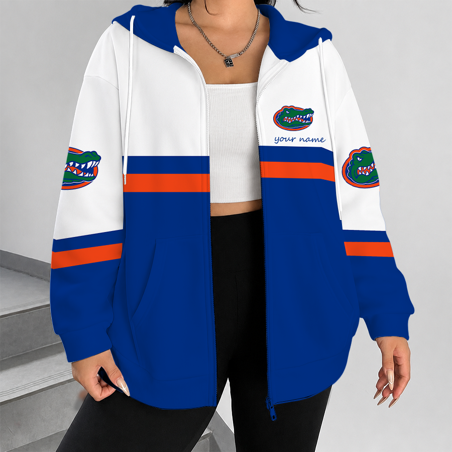 [FAN FAVORITE] NEW CUSTOMIZED NCAA CWS08 FLG FLORIDA GATORS ZIP HOODIE