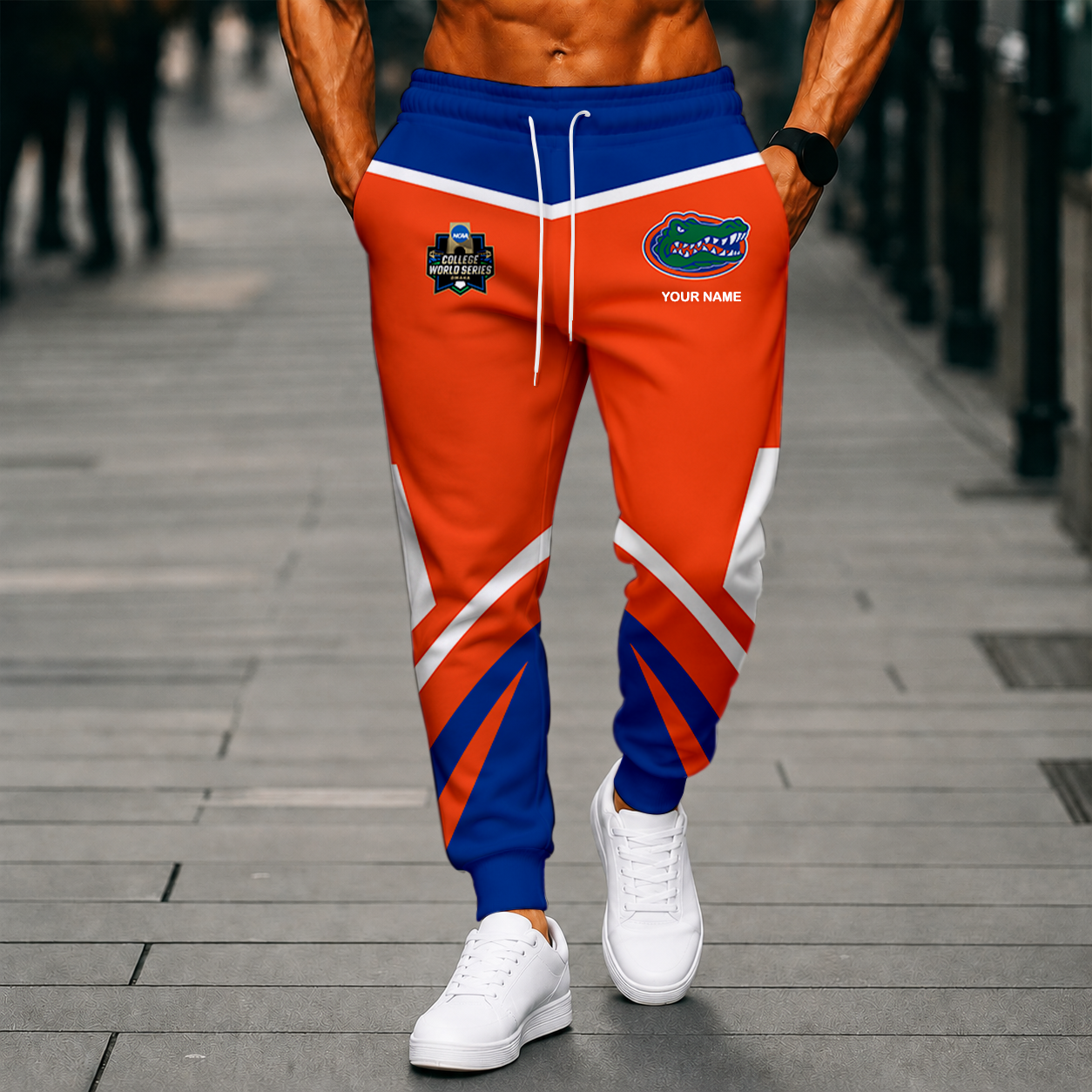 LIMITED EDITION - NEW CUSTOMIZED NCAA CWS08 FLG FLORIDA GATORS SWEATPANTS