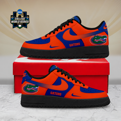 SPECIAL EDITION - NEW CUSTOMIZED NCAA CWS08 FLG FLORIDA GATORS AF1 SHOES