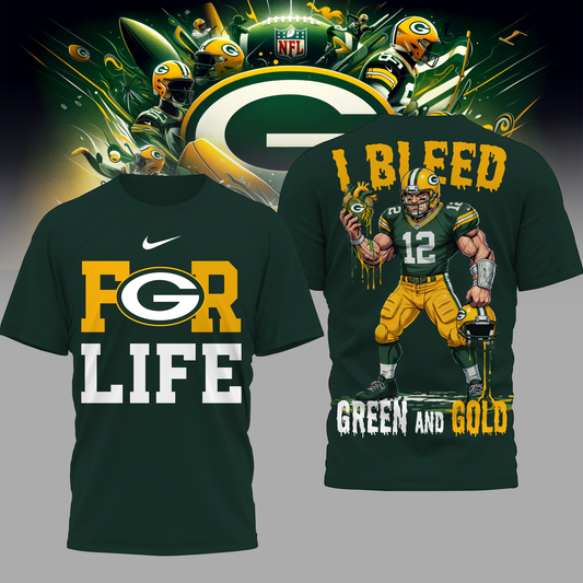 LIMITED EDITION - NEW CUSTOMIZED NFL08 GBP GB PACKERS UNISEX T-SHIRT, POLO & HOODIE