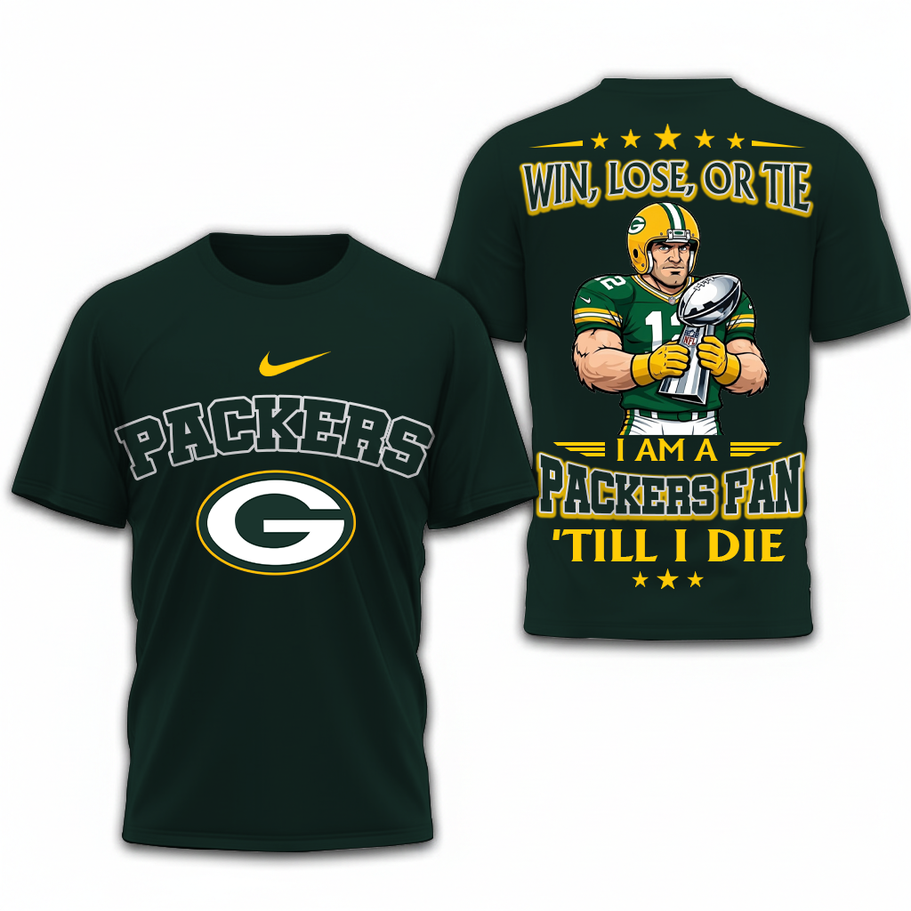 LIMITED EDITION - NEW CUSTOMIZED NFL08 GBP GREEN BAY PACKERS UNISEX T-SHIRT, POLO, HOODIE & JACKETS
