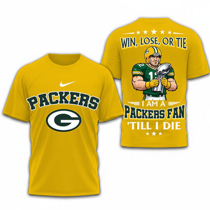 LIMITED EDITION - NEW CUSTOMIZED NFL08 GBP GREEN BAY PACKERS UNISEX T-SHIRT, POLO, HOODIE & JACKETS