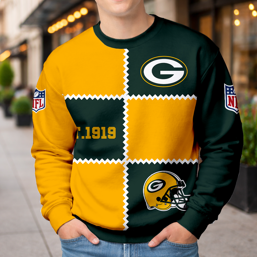 LIMITED EDITION - NEW CUSTOMIZED NFL08 GBP GREEN BAY PACKERS UNISEX T-SHIRT, POLO, HOODIE & JACKETS