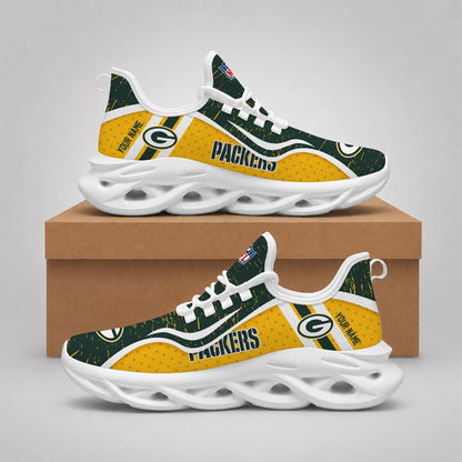 SPECIAL EDITION - NEW CUSTOMIZED NFL08 GBP GREEN BAY PACKERS MAX SOUL SHOES
