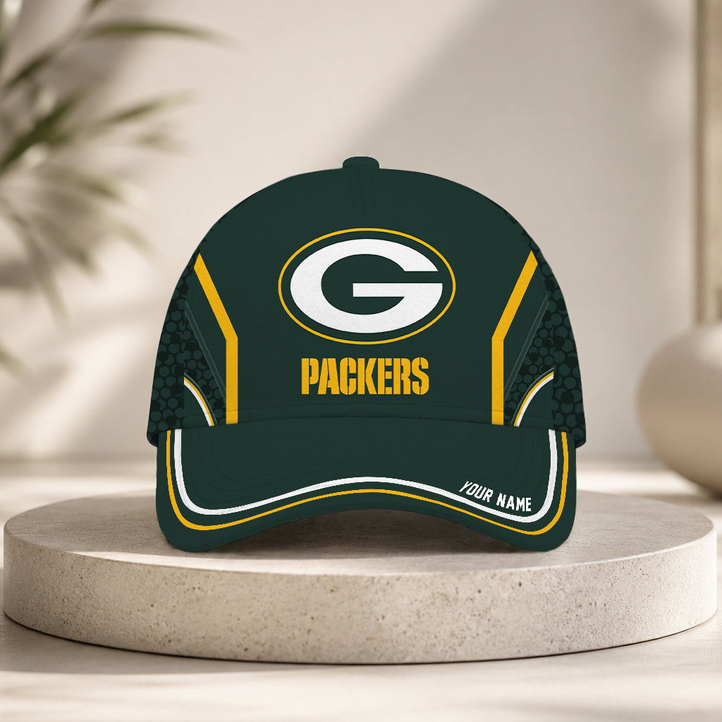 VIRAL EDITION - NEW CUSTOMIZED NFL08 GBP GREEN BAY PACKERS CLASSIC CAP