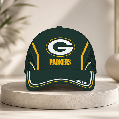VIRAL EDITION - NEW CUSTOMIZED NFL08 GBP GREEN BAY PACKERS CLASSIC CAP