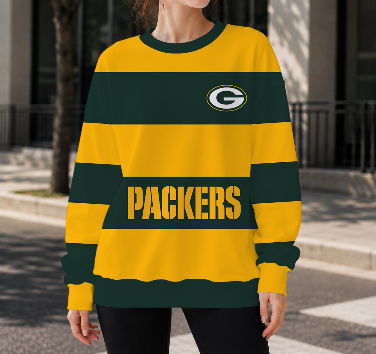 LIMITED EDITION - NEW CUSTOMIZED NFL08 GBP GREEN BAY PACKERS UNISEX SWEATSHIRT
