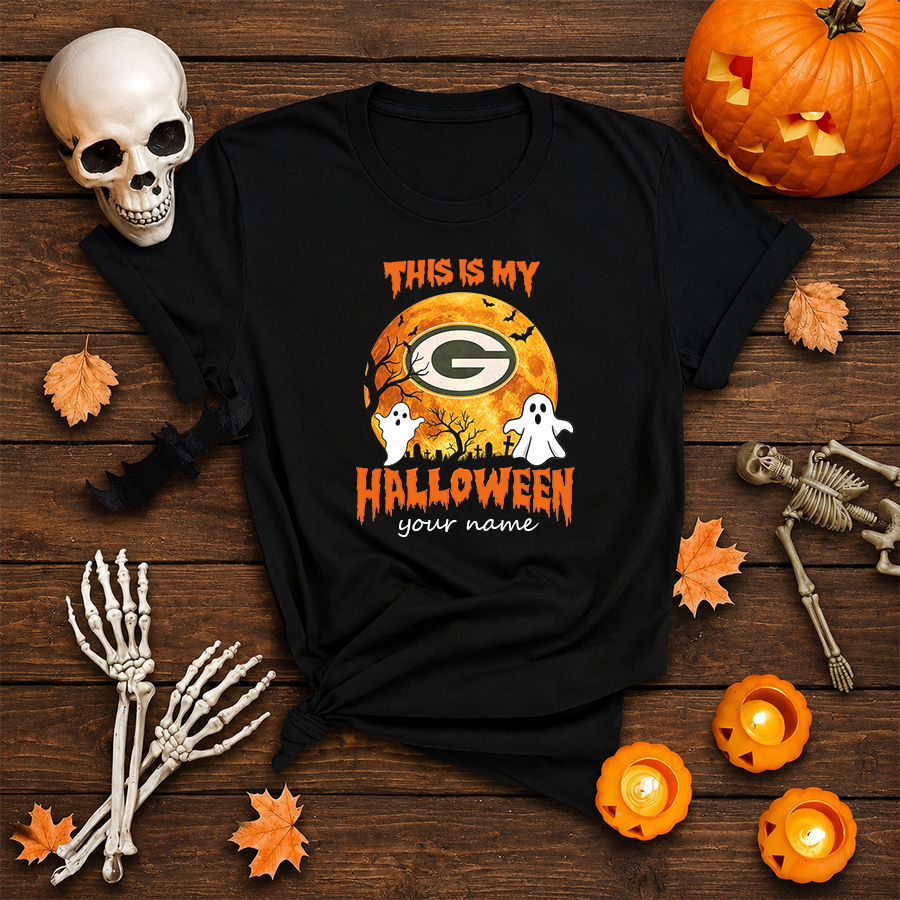 [SPECIAL OFFER] NEW CUSTOMIZED NFL08 GBP GREEN BAY PACKERS  HALLOWEEN T-SHIRT, HOODIE & ZIP HOODIE