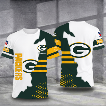 LIMITED EDITION - NEW CUSTOMIZED NFL08 GBP GREEN BAY PACKERS T-SHIRT, POLO SHIRT, ZIP POLO SHIRT, SWEATSHIRT, HOODIE & ZIP HOODIE